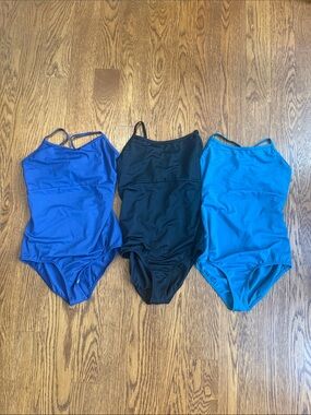 balera Leotard Bundle - Royal Blue, Black, Teal Blue